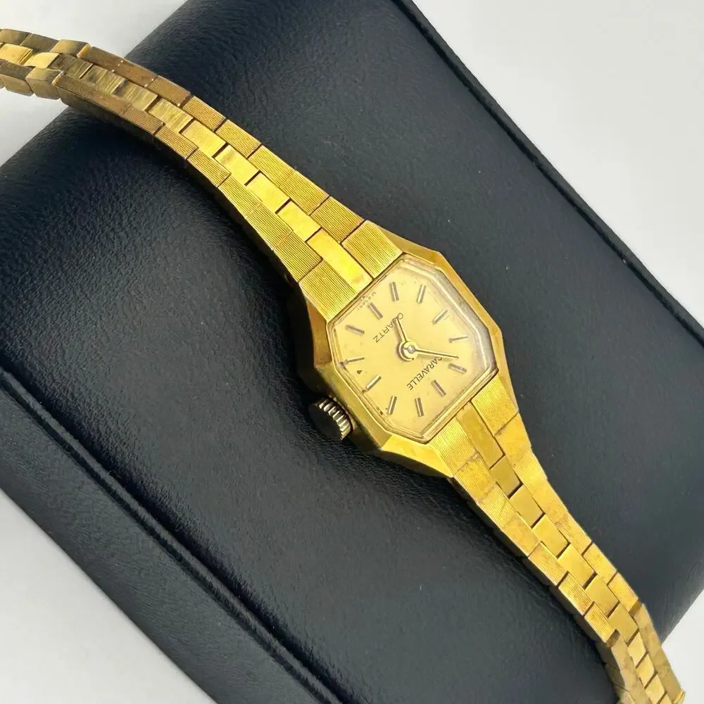 Caravelle Gold-Tone Women's Quartz Watch